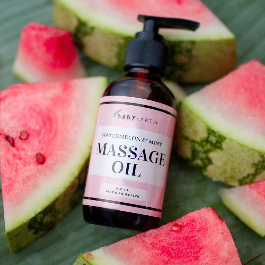 Watermelon and Mint Massage Oil